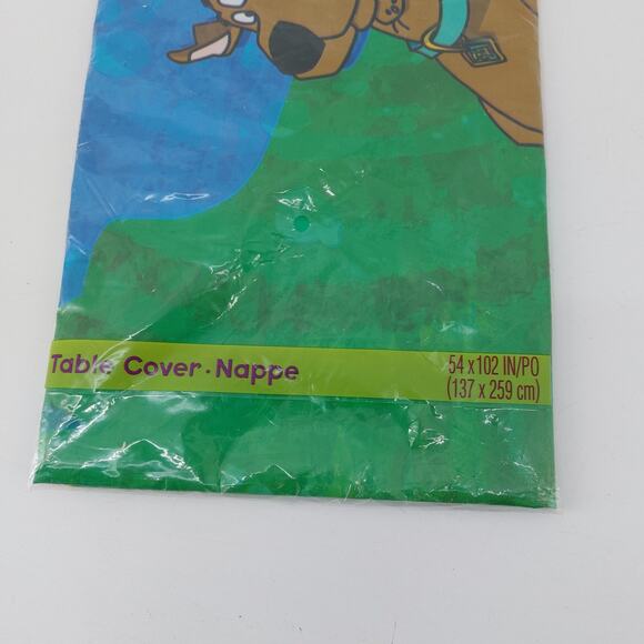 Hallmark NIP Scooby Doo Cartoon Tablecloth Party 54x102 - Picture 5 of 11